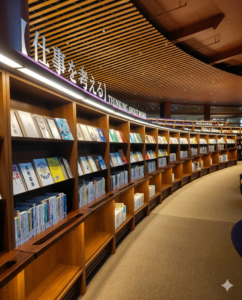 石川県立図書館の本棚